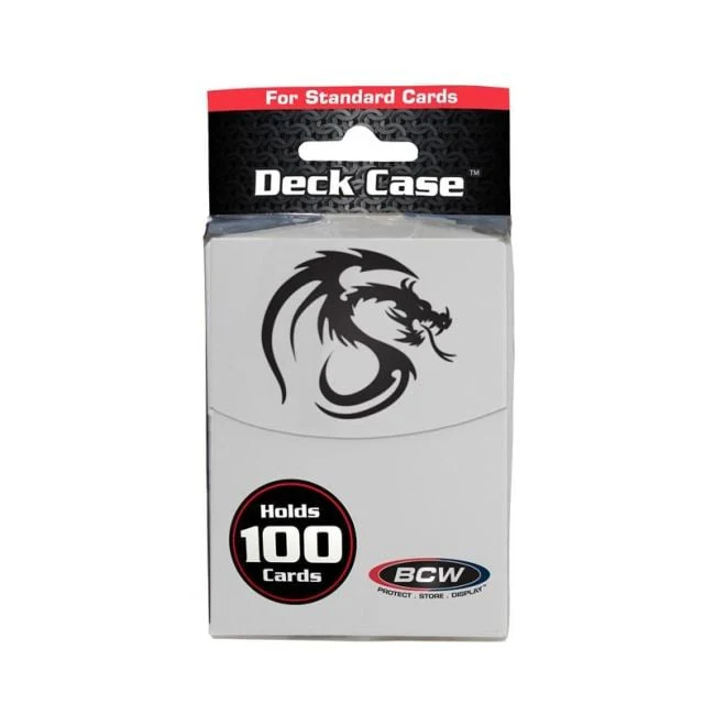 BCW Large Deck Case White | Caja para Mazo (Holds 100+ Sleeved Cards) - Image 2