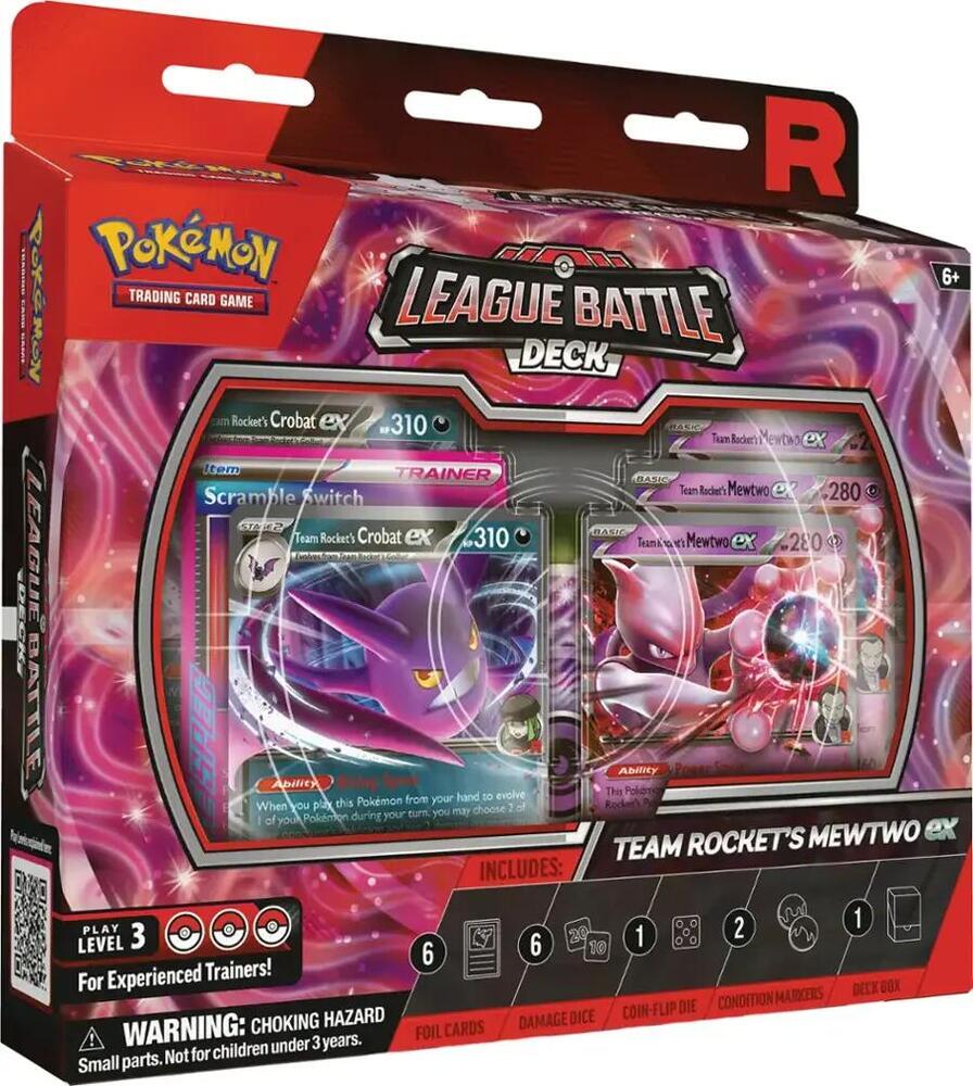 League Battle Deck [Team Rocket's Mewtwo ex] Español - Spanish