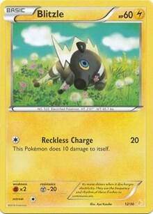 Blitzle (12) - XY Trainer Kit: Pikachu Libre & Suicune - Common - 46021