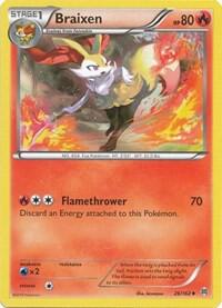 Braixen - XY - Fates Collide - Uncommon - 12/124