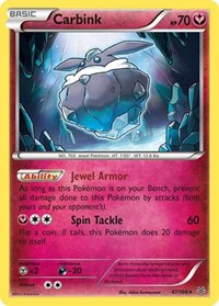 Carbink - XY - Roaring Skies - Rare - 47/108