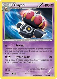 Claydol - XY - Ancient Origins - Rare - 33/98
