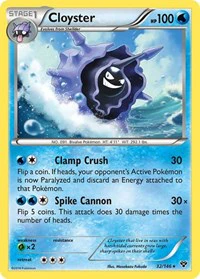 Cloyster - XY Base Set - Rare - 32/146