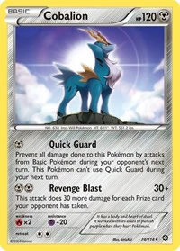 Cobalion - XY - Steam Siege - Rare - 74/114