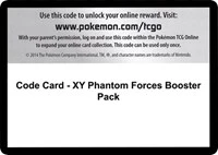 Code Card - XY Phantom Forces Booster Pack - XY - Phantom Forces - Code Card -
