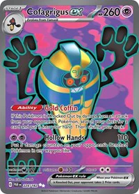 Cofagrigus ex - 224/182 - SV04: Paradox Rift - Ultra Rare - 224/182 - Image 2
