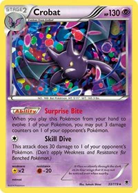 Crobat - XY - Phantom Forces - Rare - 33/119