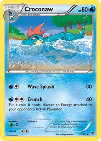 Croconaw - XY - Phantom Forces - Uncommon - 16/119