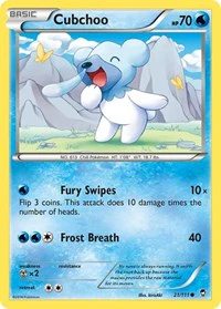 Cubchoo - XY - Furious Fists - Common - 21/111