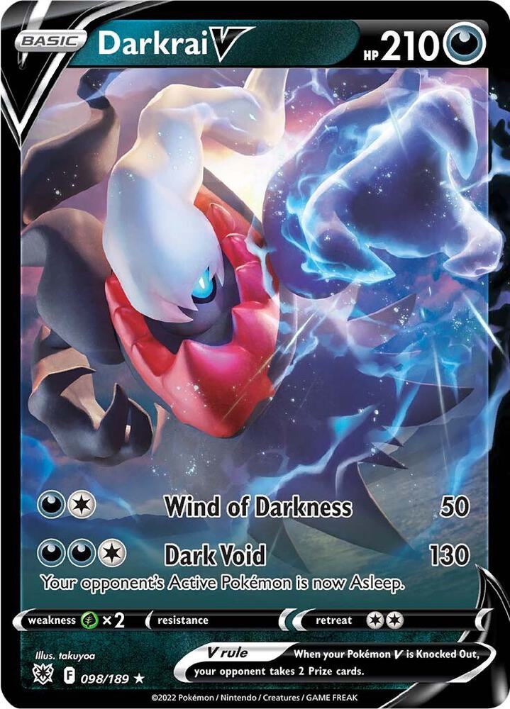 Darkrai V - SWSH10: Astral Radiance - Ultra Rare - 098/189