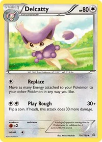 Delcatty - XY - Primal Clash - Rare - 114/160