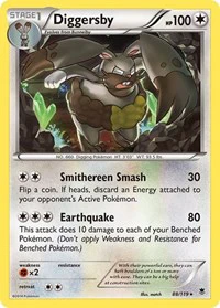 Diggersby - XY - Phantom Forces - Rare - 88/119