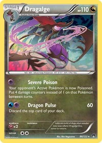 Dragalge - XY - BREAKpoint - Holo Rare - 86/122