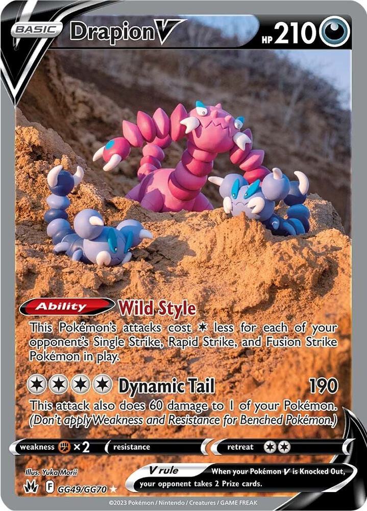 Drapion V - Crown Zenith: Galarian Gallery - Ultra Rare - GG49/GG70