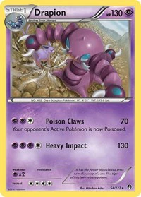 Drapion - XY - BREAKpoint - Rare - 54/122