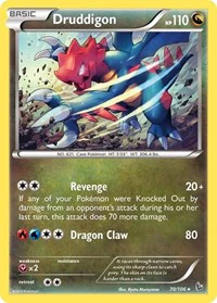 Druddigon - XY - Flashfire - Holo Rare - 70/106