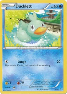Ducklett (24) - XY Trainer Kit: Pikachu Libre & Suicune - Common - 24/30