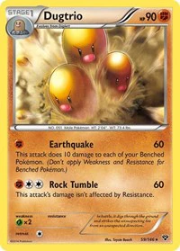 Dugtrio - XY Base Set - Rare - 59/146