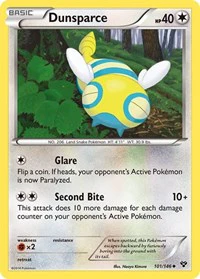 Dunsparce - XY Base Set - Uncommon - 101/146