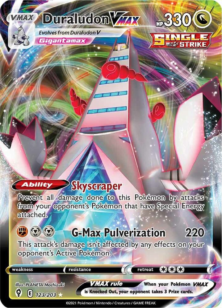 Duraludon VMAX - SWSH07: Evolving Skies - Ultra Rare - 123/203
