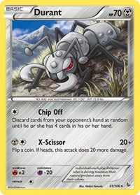 Durant - XY - Flashfire - Rare - 61/106