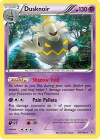 Dusknoir - XY - Flashfire - Holo Rare - 40/106
