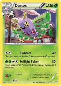Dustox (7) - XY - Roaring Skies - Uncommon - 7/108