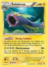 Eelektross - XY - Primal Clash - Holo Rare - 65/160