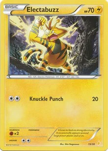 Electabuzz (23) - XY Trainer Kit: Pikachu Libre & Suicune - Common - 23/30