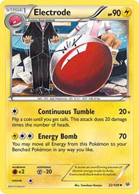 Electrode - XY - Roaring Skies - Uncommon - 22/108