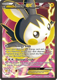 Emolga EX (143 Full Art) - XY Base Set - Ultra Rare - 143/146