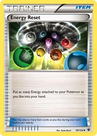 Energy Reset - XY - Fates Collide - Uncommon - 98/124
