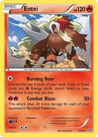 Entei (14) - XY - Ancient Origins - Rare - 14/98