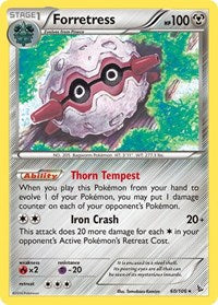 Forretress - XY - Flashfire - Rare - 60/106