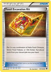 Fossil Excavation Kit - XY - Fates Collide - Uncommon - 101/124