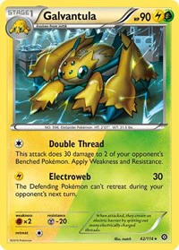 Galvantula - XY - Steam Siege - Rare - 42/114