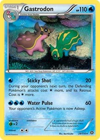 Gastrodon - XY - Steam Siege - Rare - 29/114