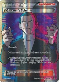 Giovanni's Scheme (Full Art) - XY - BREAKthrough - Ultra Rare - 162/162