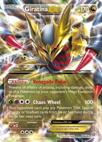 Giratina EX - XY - Ancient Origins - Ultra Rare - 57/98