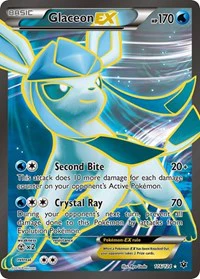 Glaceon EX (Full Art) - XY - Fates Collide - Ultra Rare - 116/124