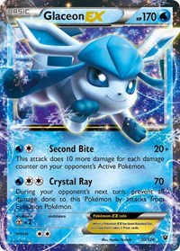 Glaceon EX - XY - Fates Collide - Ultra Rare - 20/124