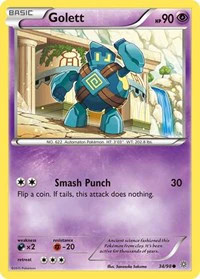 Golett - XY - Ancient Origins - Common - 34/98