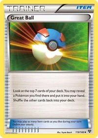 Great Ball - XY Base Set - Uncommon - 118/146