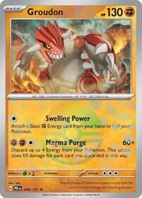 Groudon (Poke Ball Pattern) - SV: Prismatic Evolutions - Rare - 049/131 - Image 2