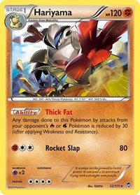 Hariyama - XY - Furious Fists - Rare - 52/111