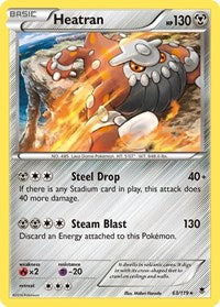 Heatran - XY - Phantom Forces - Holo Rare - 63/119