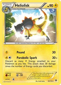 Heliolisk - XY - Phantom Forces - Holo Rare - 30/119