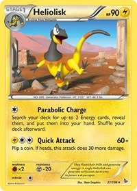 Heliolisk - XY - Flashfire - Rare - 37/106