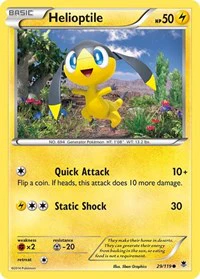 Helioptile (29) - XY - Phantom Forces - Common - 29/119
