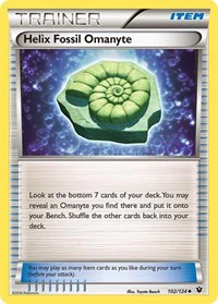 Helix Fossil Omanyte - XY - Fates Collide - Uncommon - 102/124